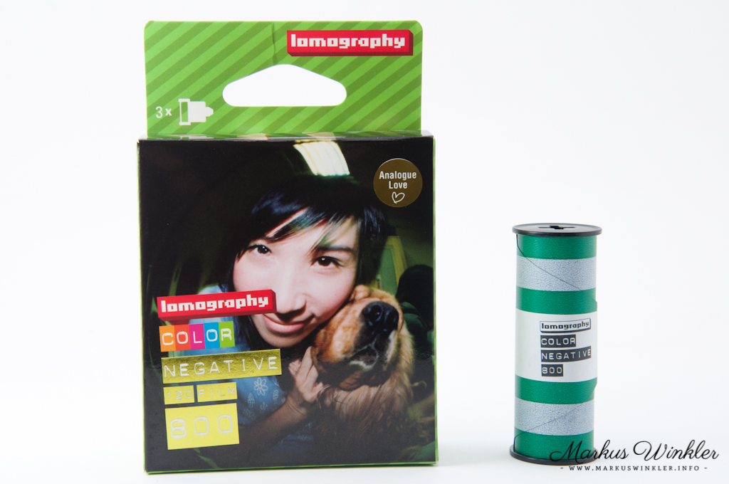 Der Farbfilm mit ISO 800 für Mittelformatkameras von Lomography