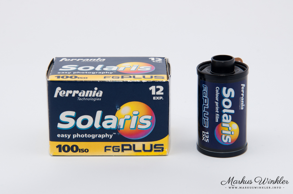Der ISO 100 Farbfilm von Ferrania für Kleinbildkameras