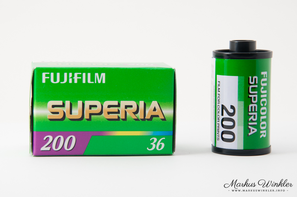 Der Superia 200 Kleinbildfilm