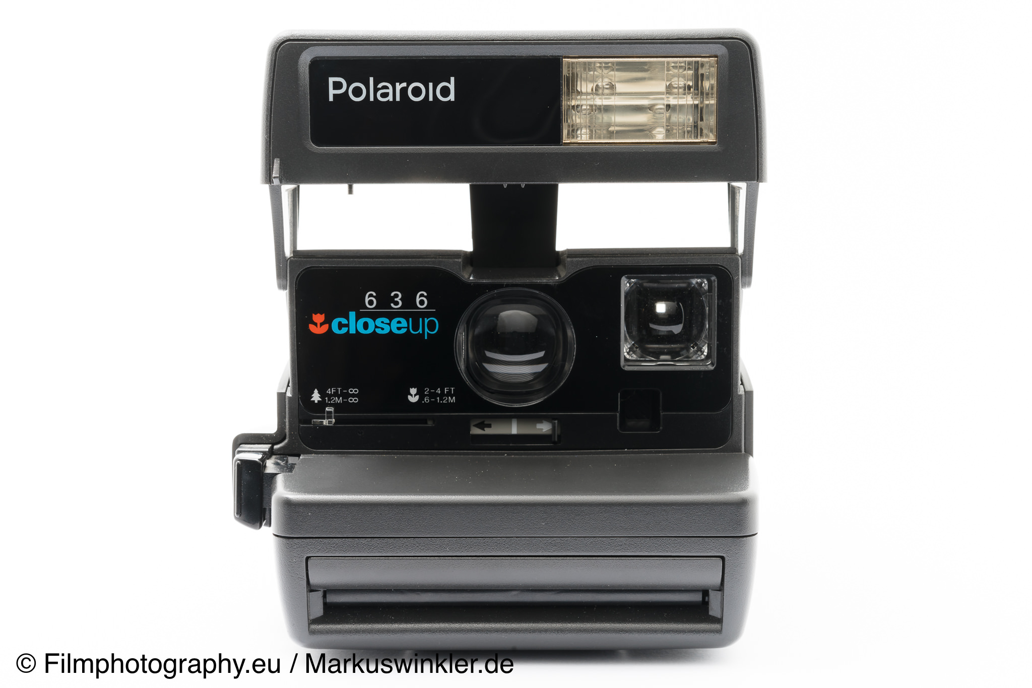 Polaroid 636 POLATALK  OneStep closeup