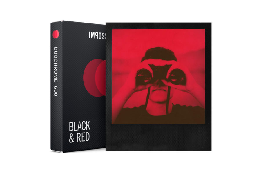 Impossible Black & Red Film for 600 Duochrome