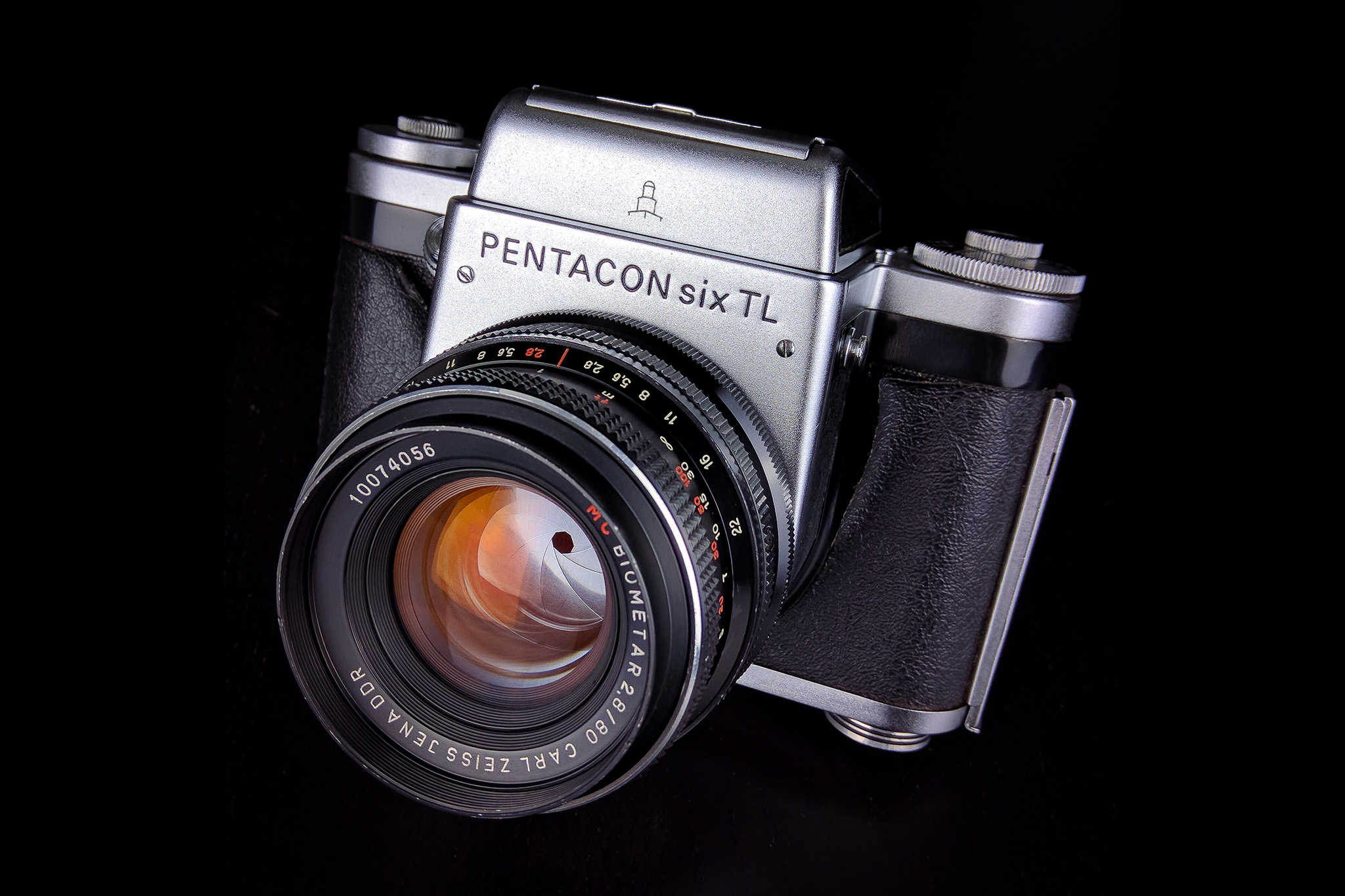 Klarglas Bildfeldlinse Fresnellinse für Lichtschacht DDR Kamera von Pentacon 