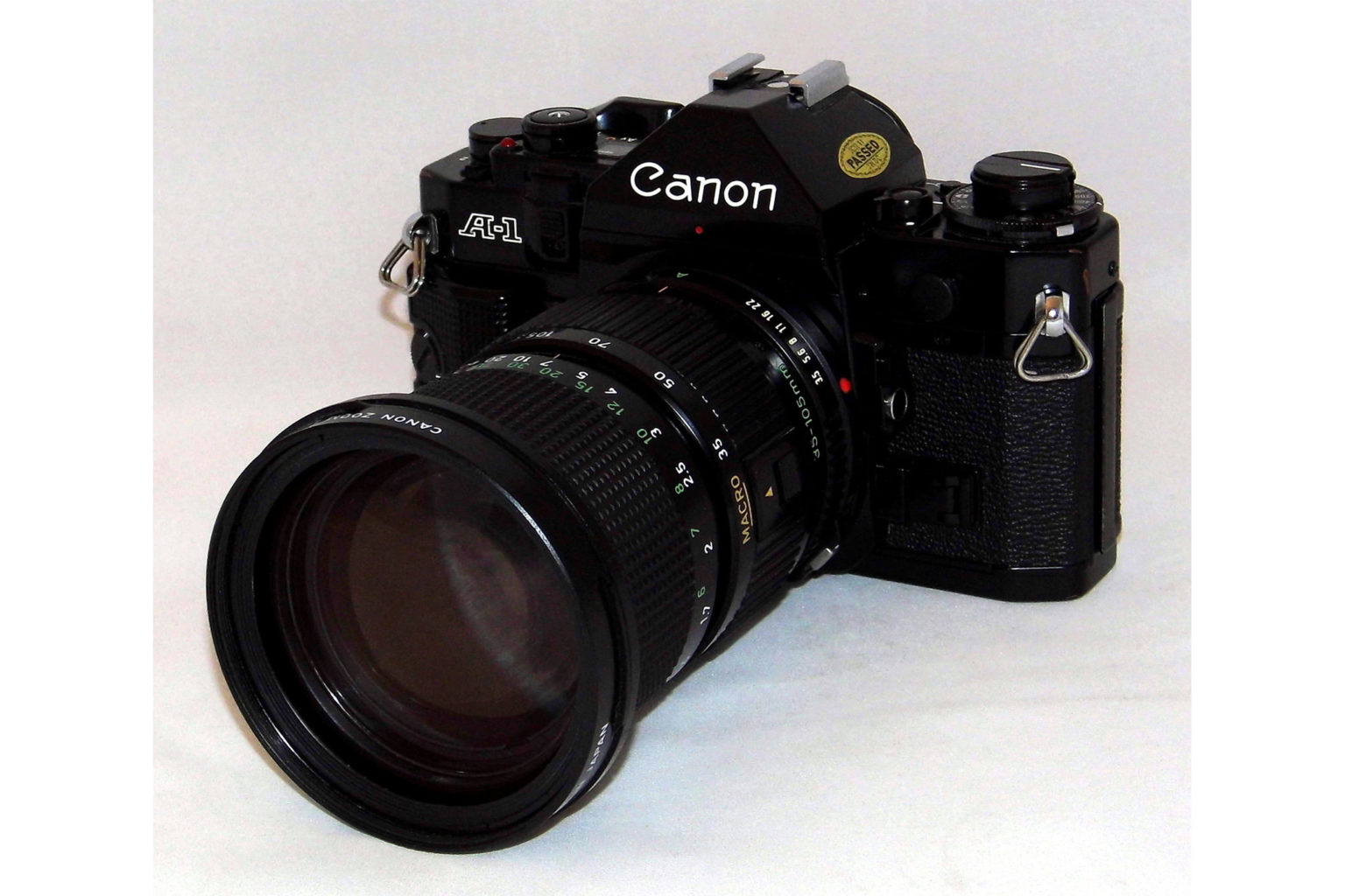Canon A-1 - Infos zu Filmen, Batterien und der Kamera