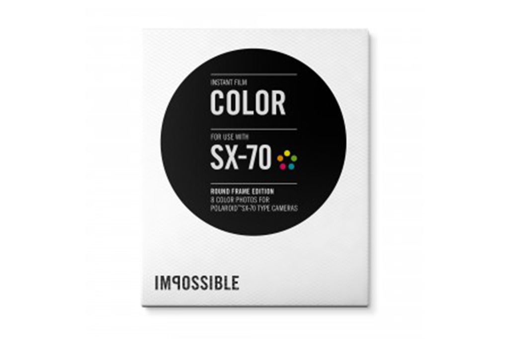 Polaroid Impossible Project Colour Round Frame Film For 600