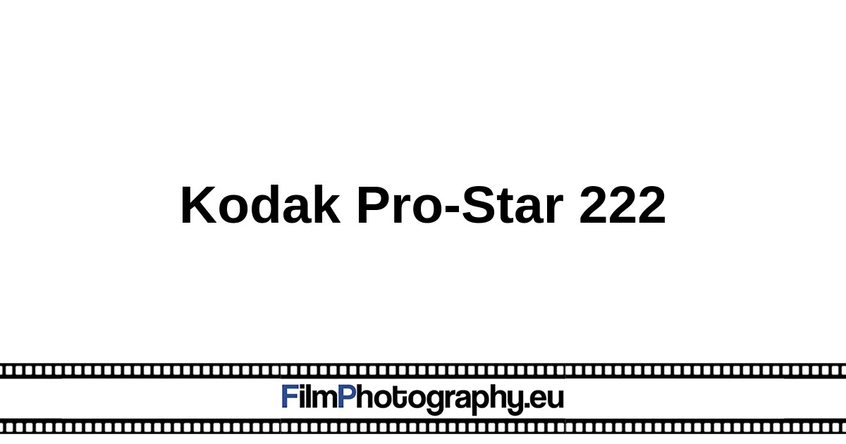 Kodak Pro-Star 222 35mm camera - Info about Films, Battery & more