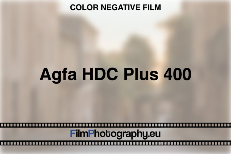 Color negative films - Overview of films for all formats