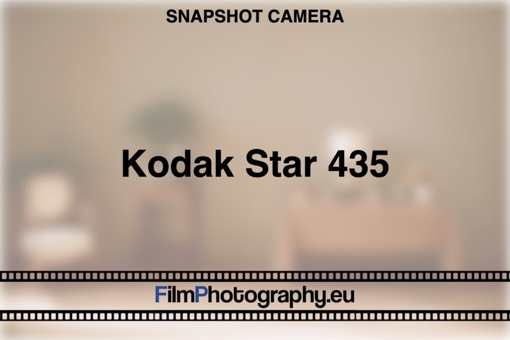 Kodak Star 435 - Information about functions, films & batteries