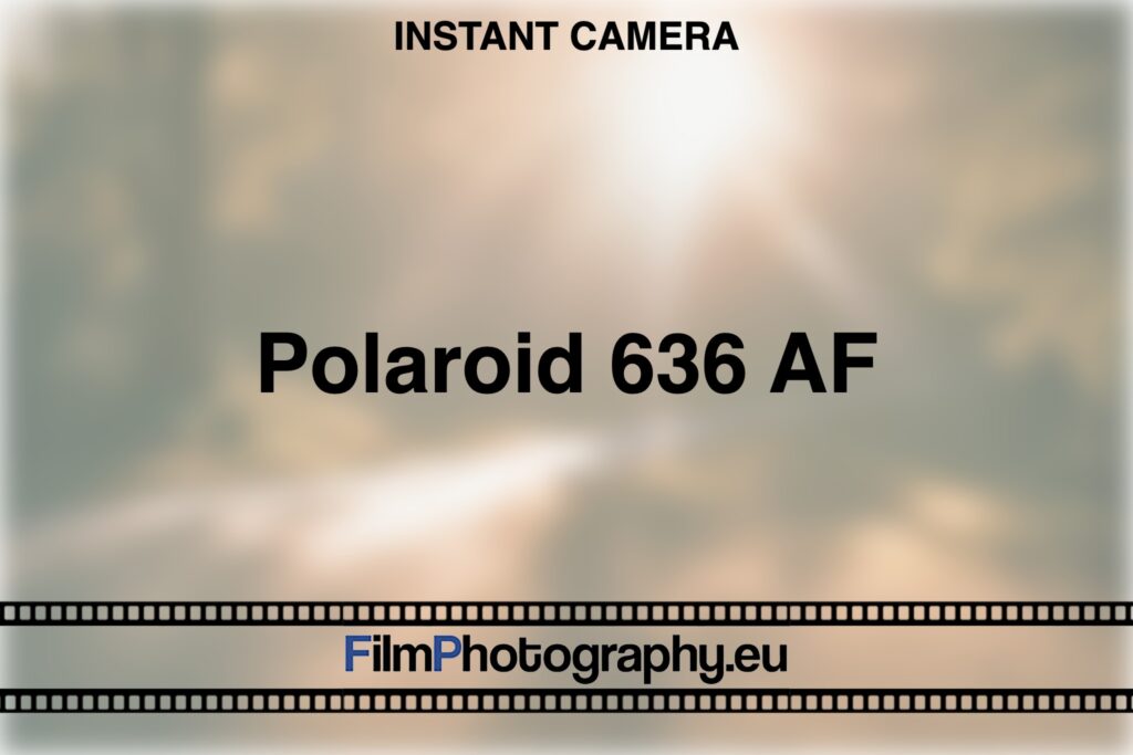 Polaroid 636 Autofocus - Appareil Photo Instantané Vintage