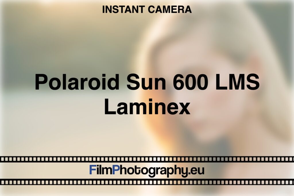 Appareil photo terrestre flash instantané Polaroid Sun 600 LMS avec